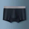 Men's Seamless Modal Boxer Briefs With Organic Latex Support Cup