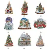 (Multi-Style)Christmas-Partial Special Shaped Diamond Painting 30*30CM