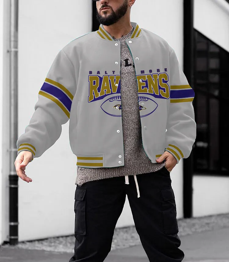 Baltimore Ravens Men's Limited Edition Full-Snap Casual Jacket