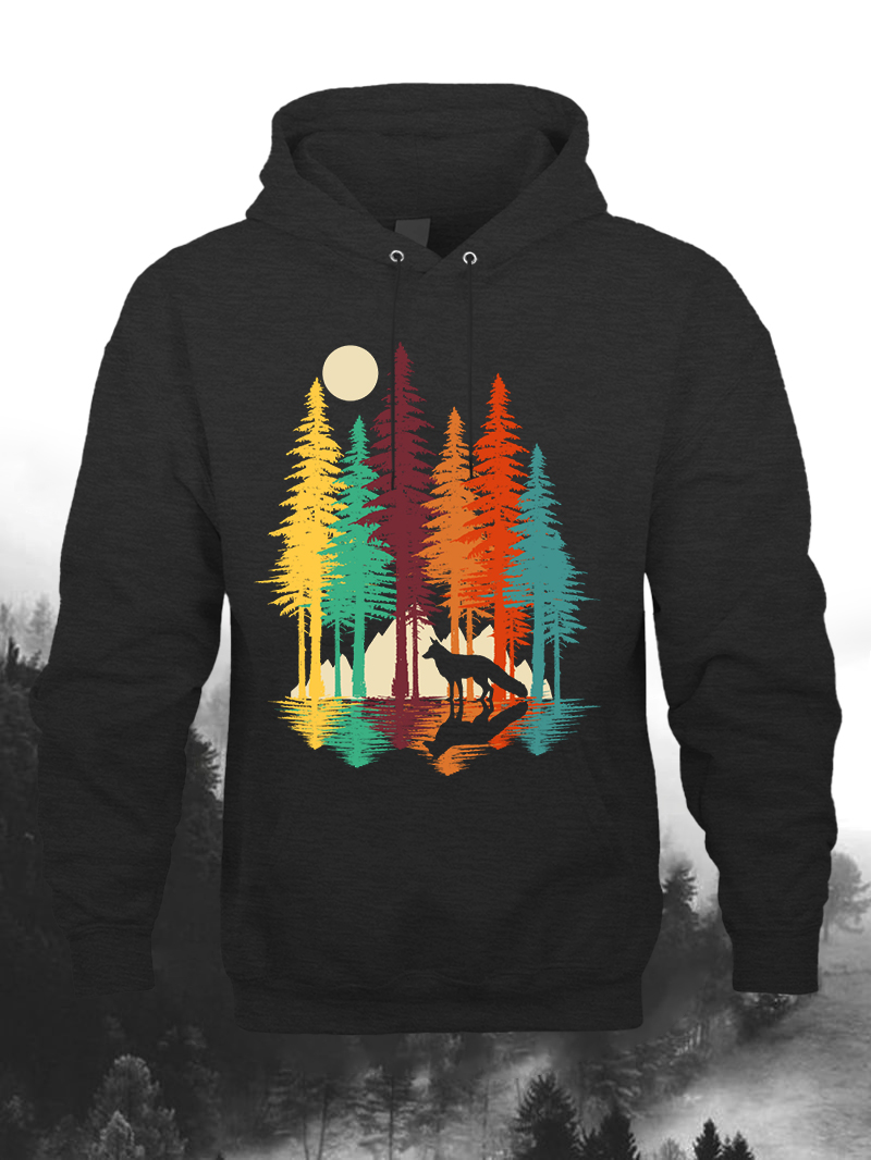 Men's Forest Fox Hoodie