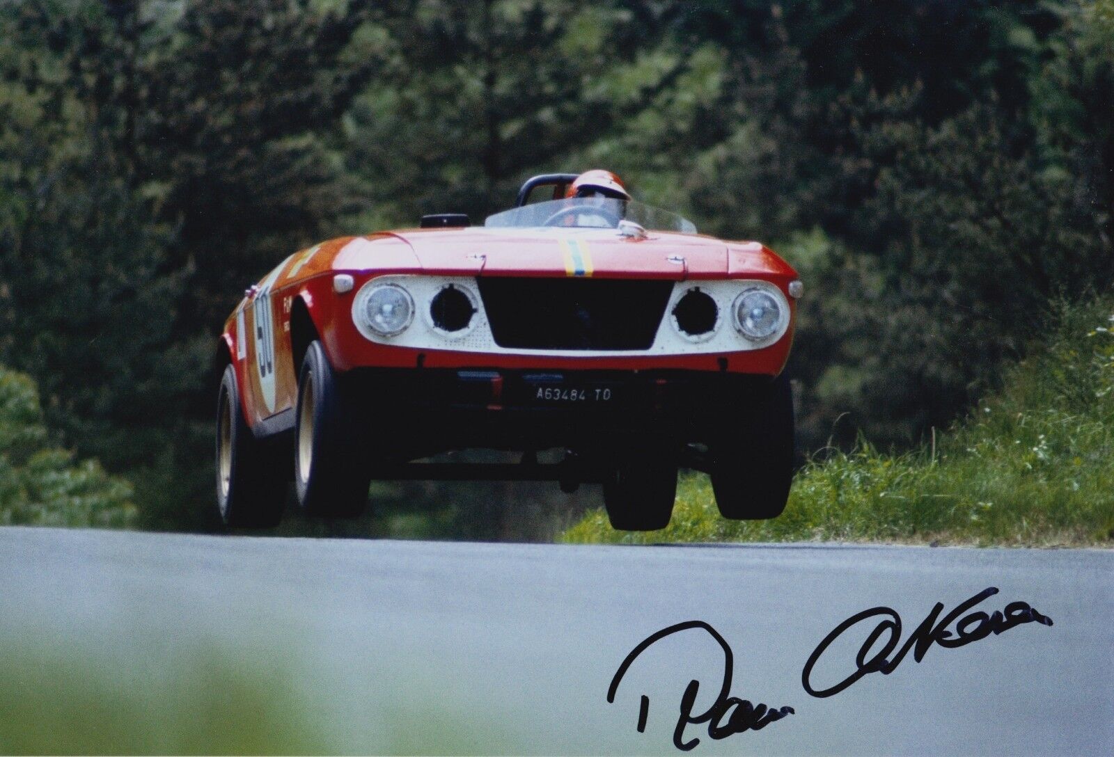 Rauno Aaltonen Hand Signed 12x8 Photo Poster painting Rally, Le Mans.