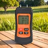Two Pins Wood Moisture Meter Digital Paper Humidity Tester Wall Hygrometer