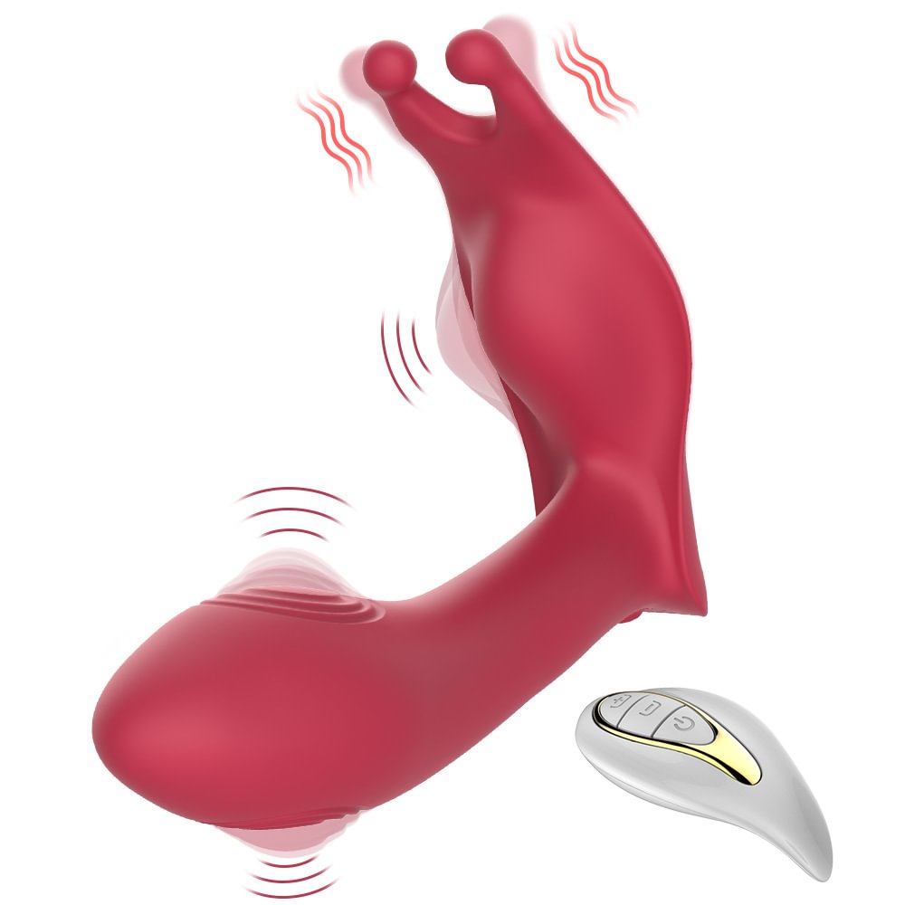 Tapping Tip 9-pattern Vibrator P-spot Mixed Orgasm Anal Nipple Clitoral Vaginal Stimulation 