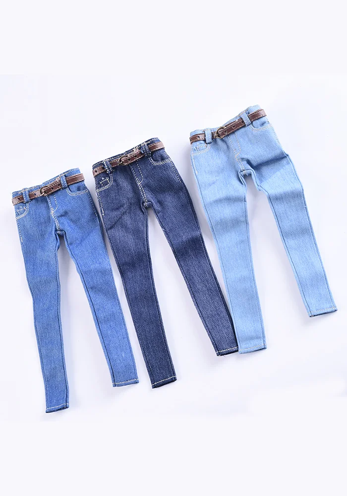 In Stock 1/12 Scale Female Dolls Clothes Jeans Pants Fit 6'' Action Figure  - Action Figures - AliExpress