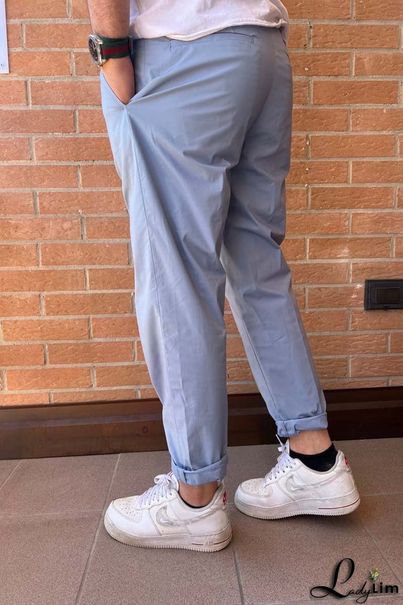 Men's Trousers In Linen