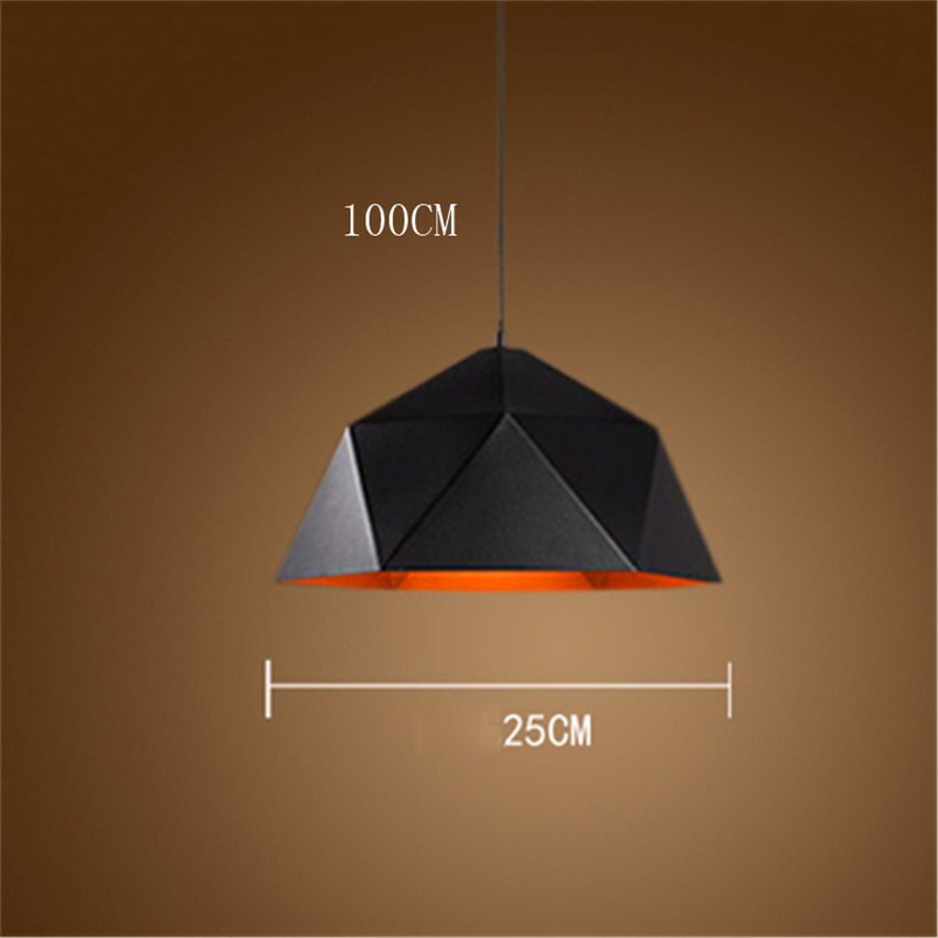Vinatge Loft LED Pendant Light Industrial Decoration Iron Pendant Lamp Led Home Hanging Lamp Lighting Kitchen Fixtures Luminaria