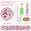 8PCS DIY Diamond Painting Art Acrylic Coaster Kit (Pink Gnome)