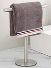 Stainless Steel Hand Towel Holder T-Shape Towel Bar Rack Bath Towel Bar Stand