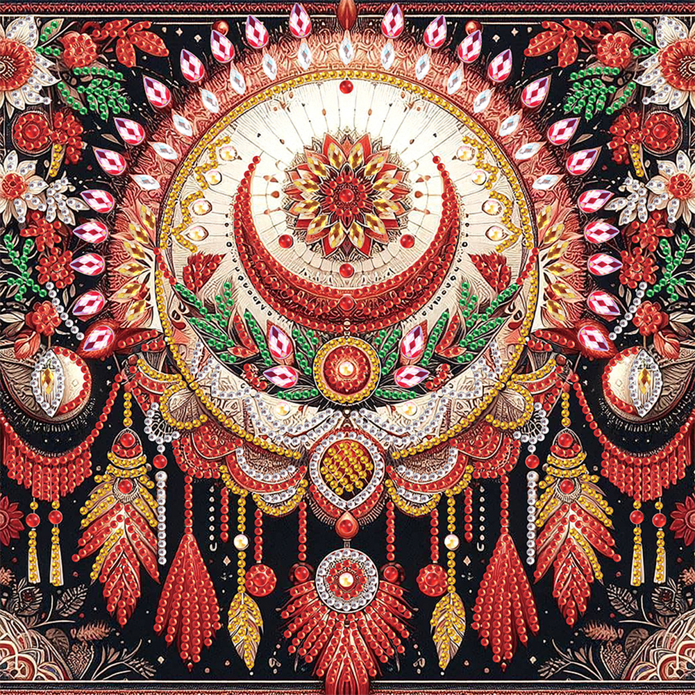 Dream Catcher 30*30cm(canvas) special shaped drill diamond painting