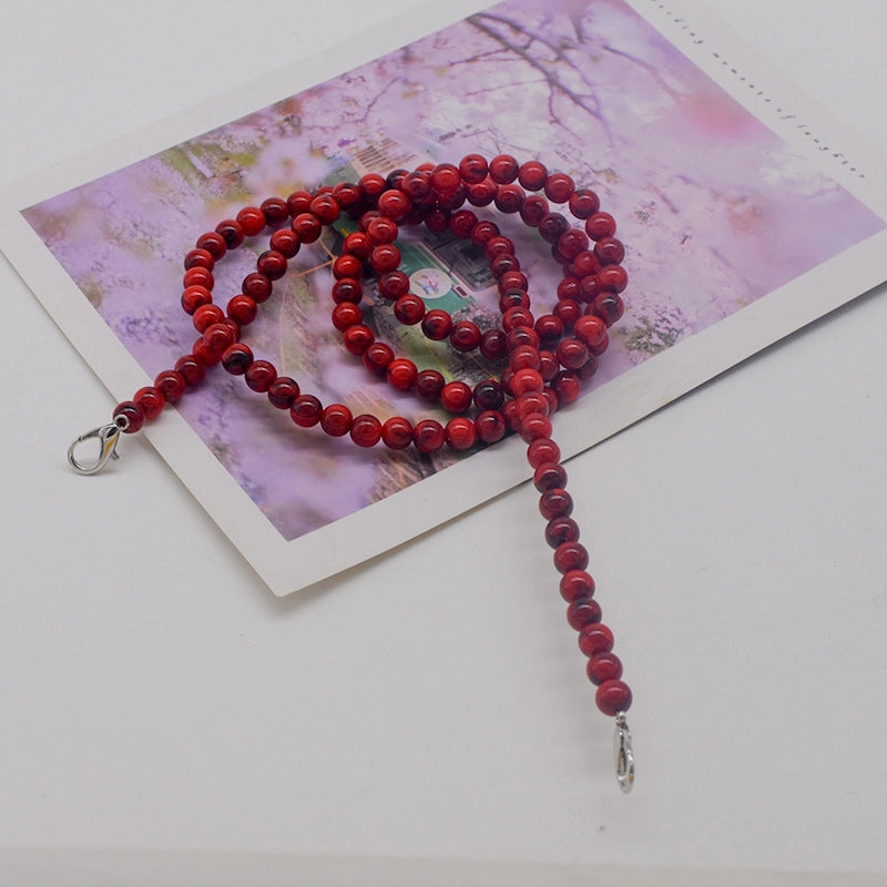 Arylic Color Block Solid Color Bag Chain