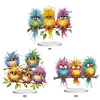 Double Sided Effect DIY Special Shaped Quirky Bird Desktop Diamond Art Kits