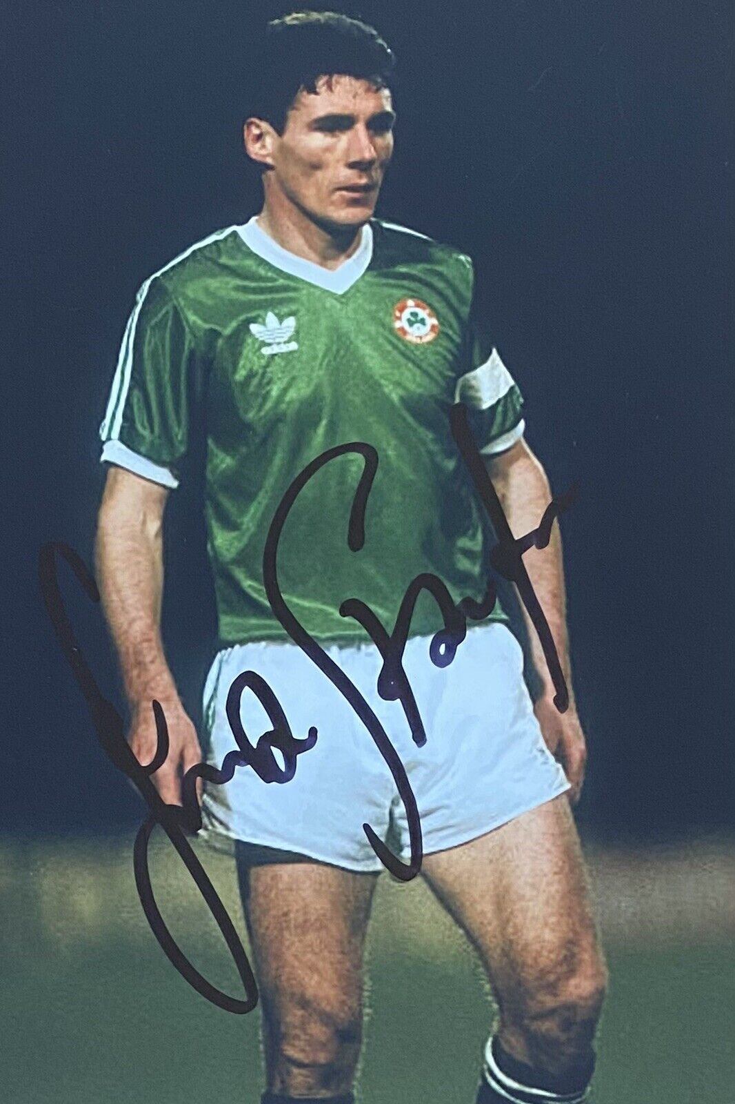 Frank Stapleton Genuine Hand Signed Ireland 6X4 Photo Poster painting 2