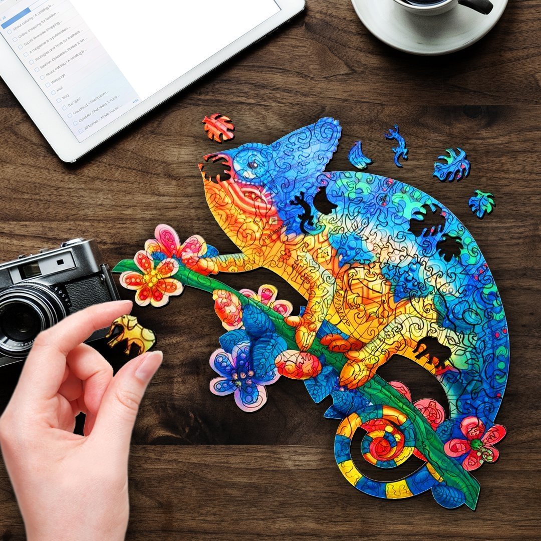 Ericpuzzle™ Ericpuzzle™ Chameleon Jigsaw Puzzle