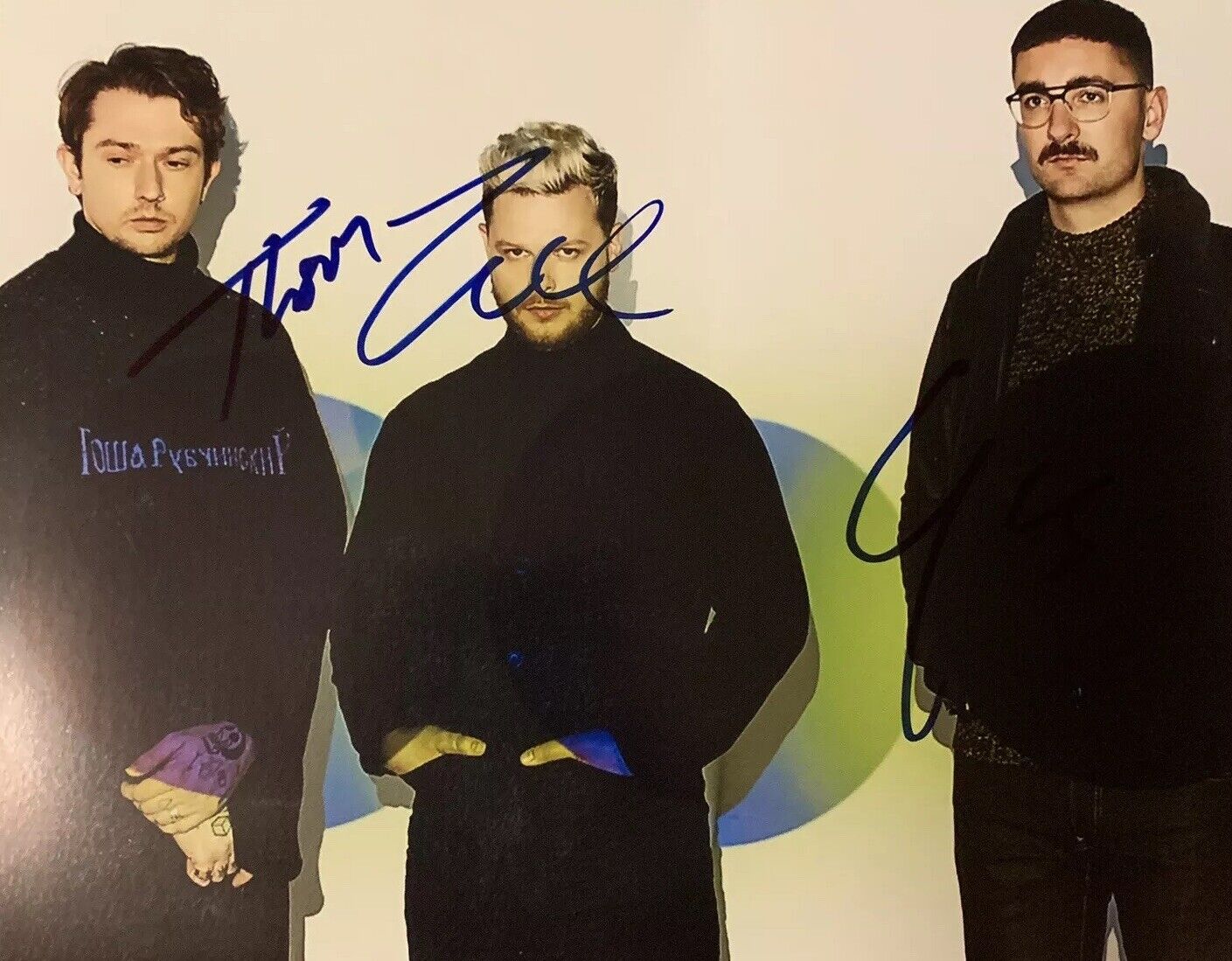 ALT J FULL BAND SIGNED Photo Poster painting 8x10 AUTOGRAPHED AUTHENTIC JOE NEWMAN INDIE COA