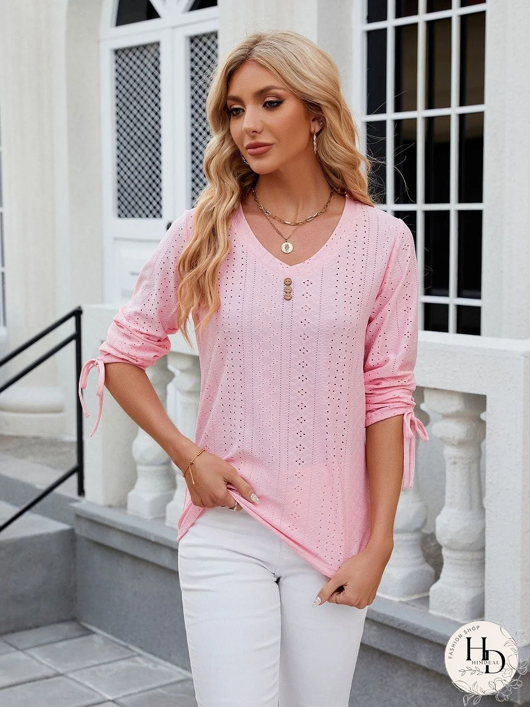 Versatile Knit Mock Neck T-Shirt