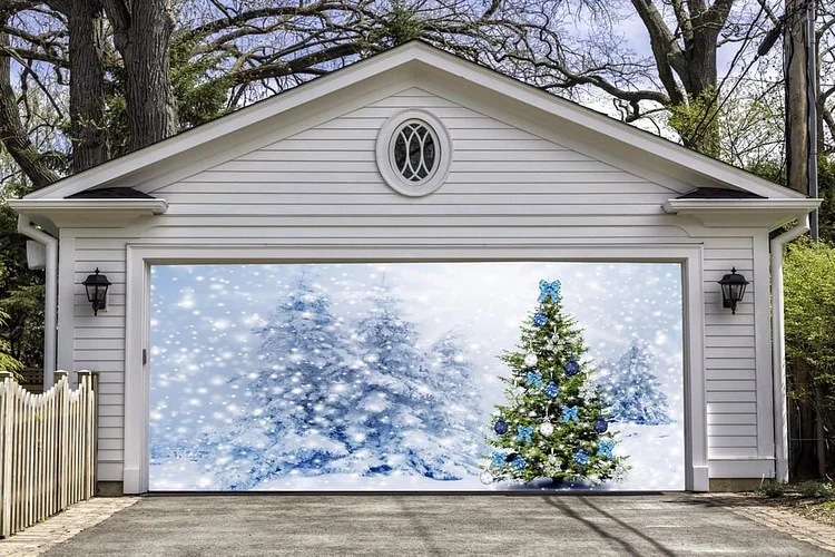 Merry Christmas Garage Door