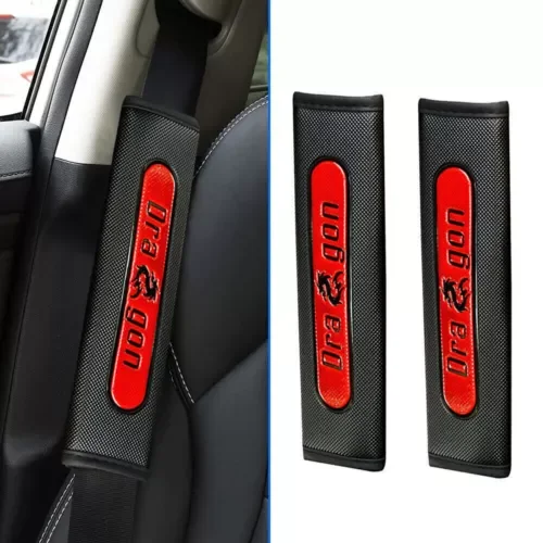 Dronehint 2x Car Parts Seat Belt Cover Pad Car Safety Cushion Cover Strap Mat Accessories (For: Land Rover) Parts