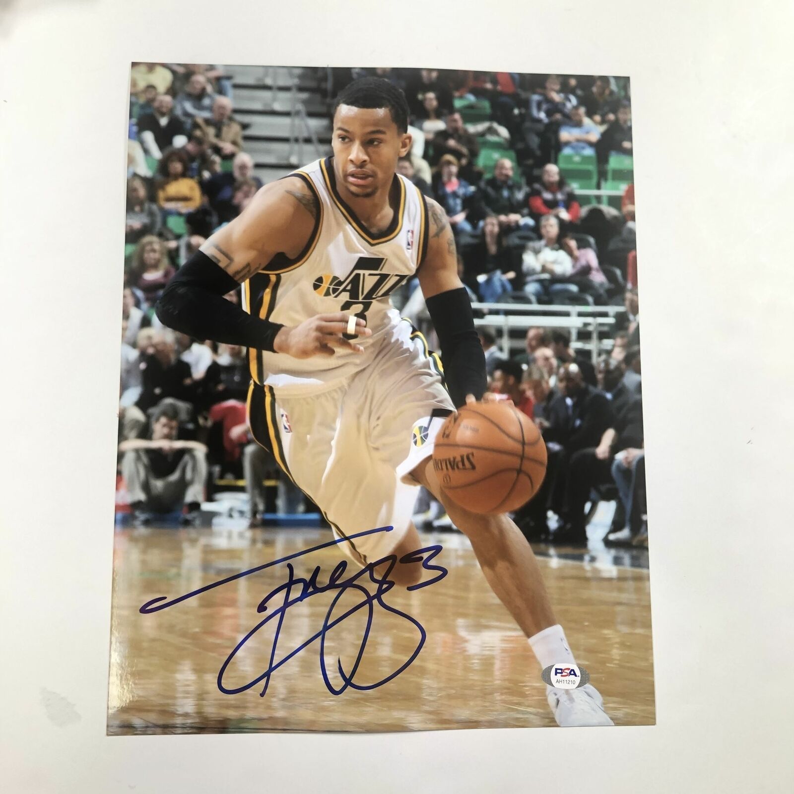 Trey Burke signed 11x14 Photo Poster painting PSA/DNA Michigan Jazz 76ers Autographed