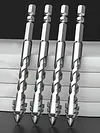 6PCS 4-Blade Saw Tooth Eccentric Drill Bit High-Strength Eccentric Twist Drill
