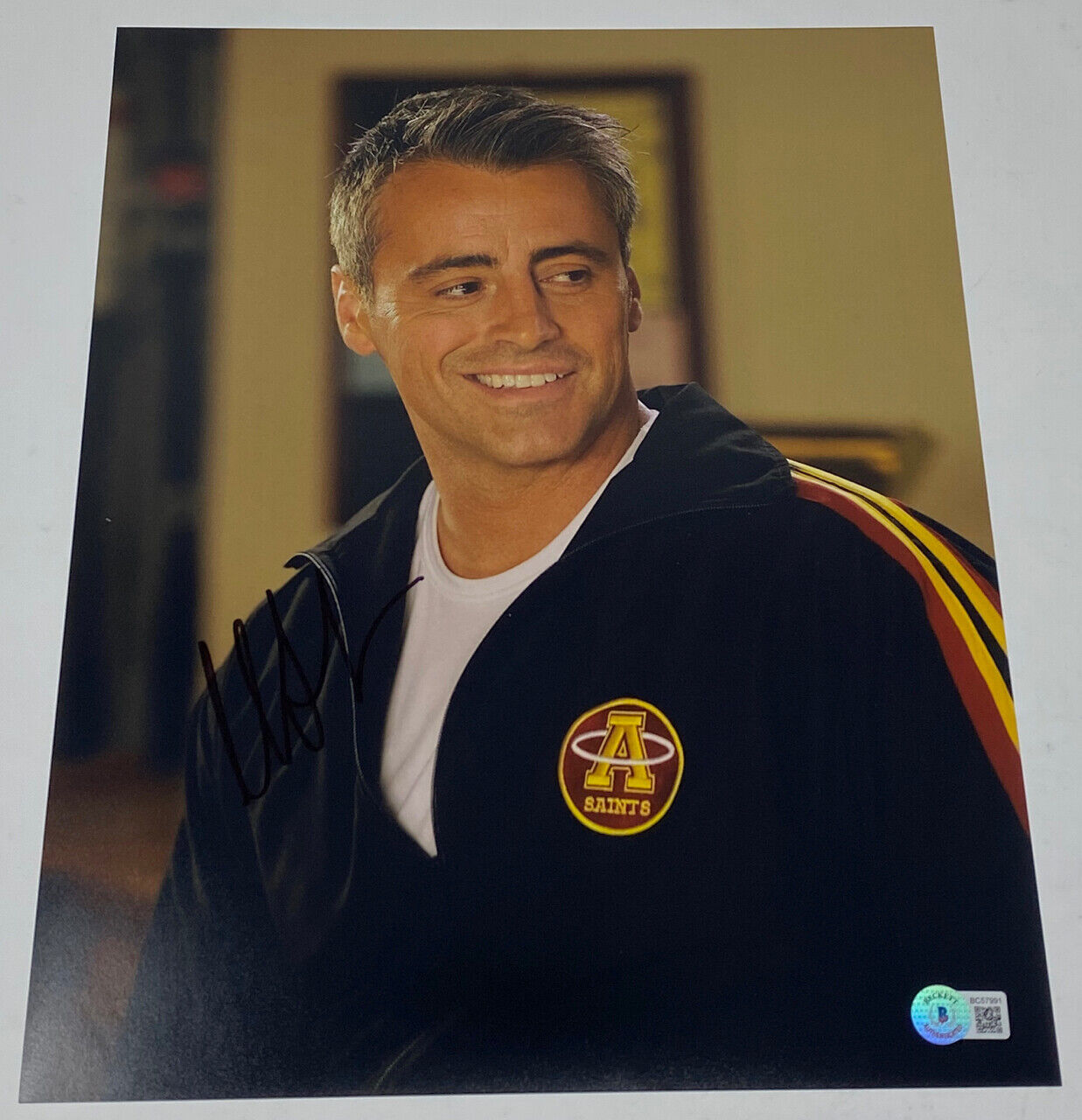 Matt LeBlanc Signed Autographed 11x14 Photo Poster painting Friends Beckett BAS COA