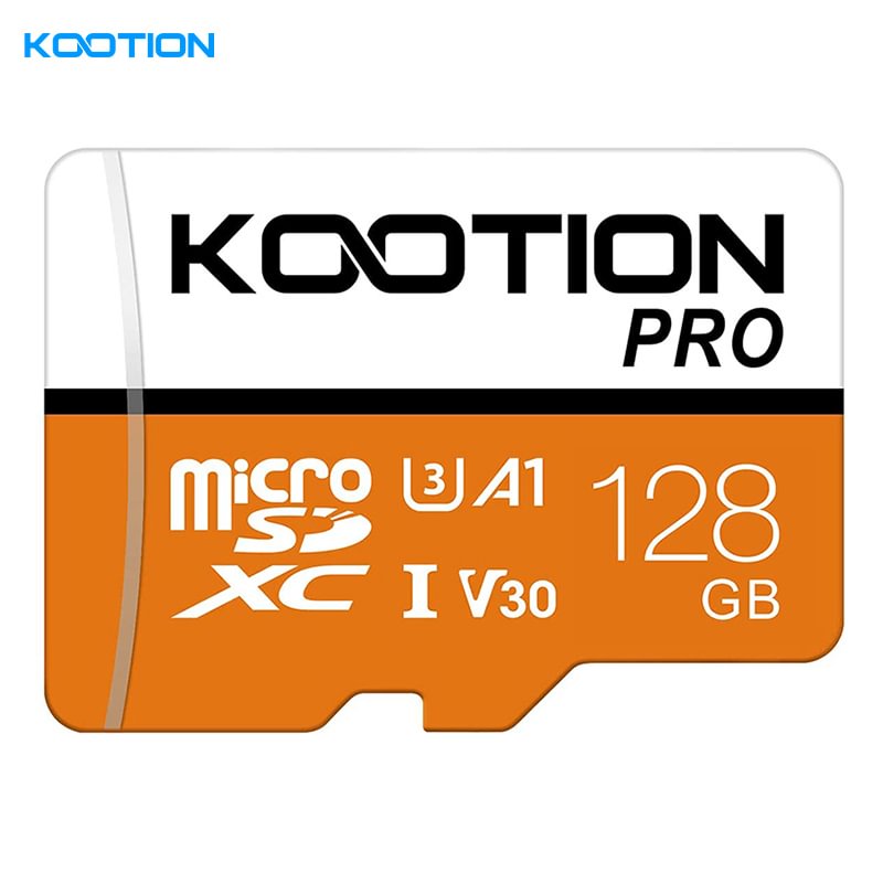 KOOTION 128GB Orange Micro SD Card
