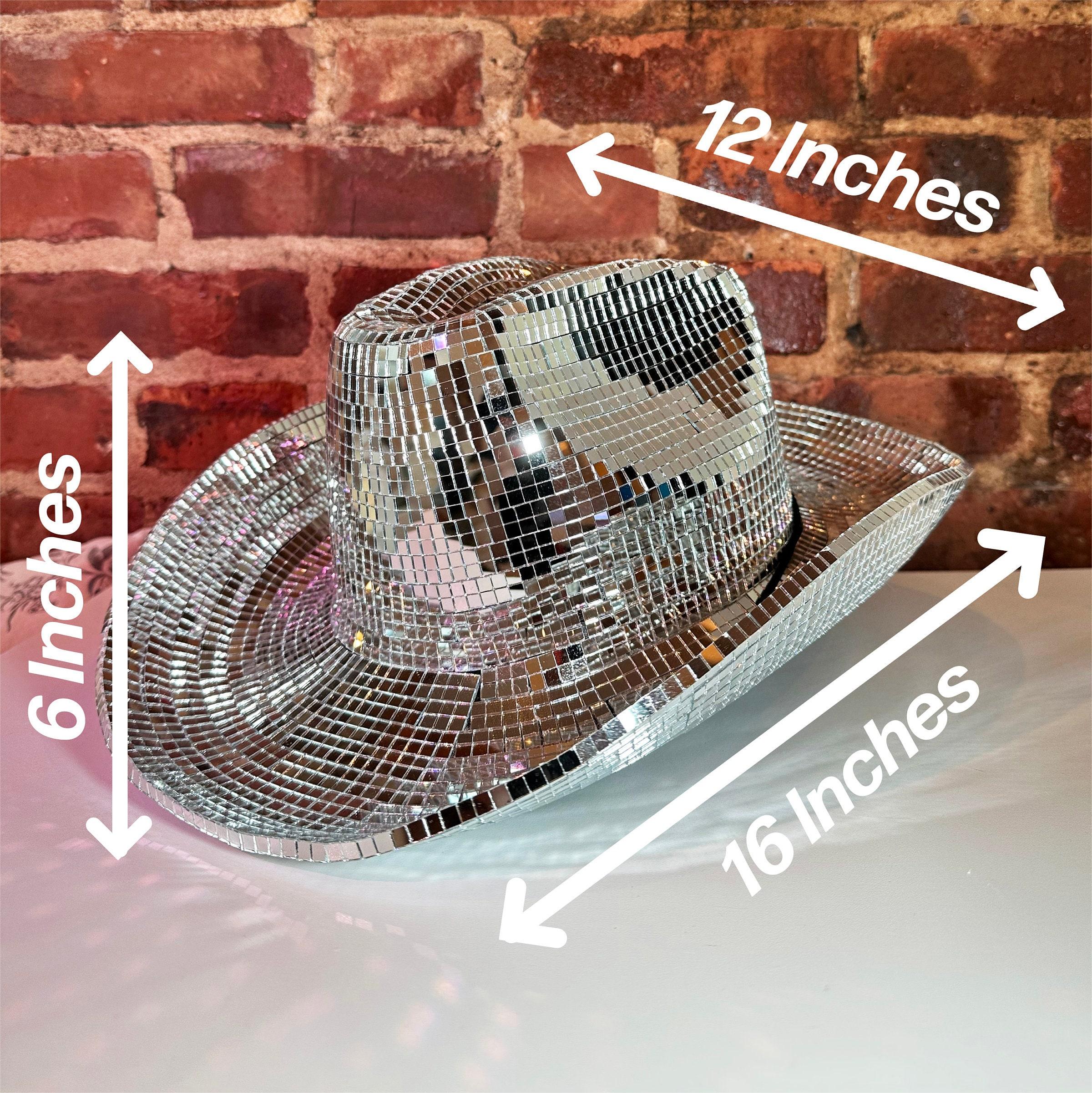 Disco Ball Cowgirl/Cowboy Hat 【Buy 2 get free shipping&Box packing】