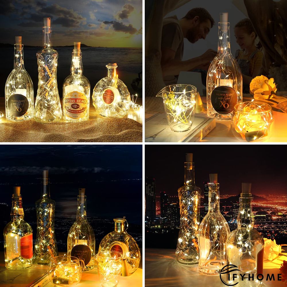 10LED Wine Bottle Lights with Cork | IFYHOME