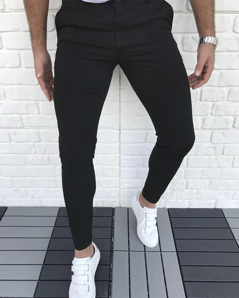 Men's simple casual pants