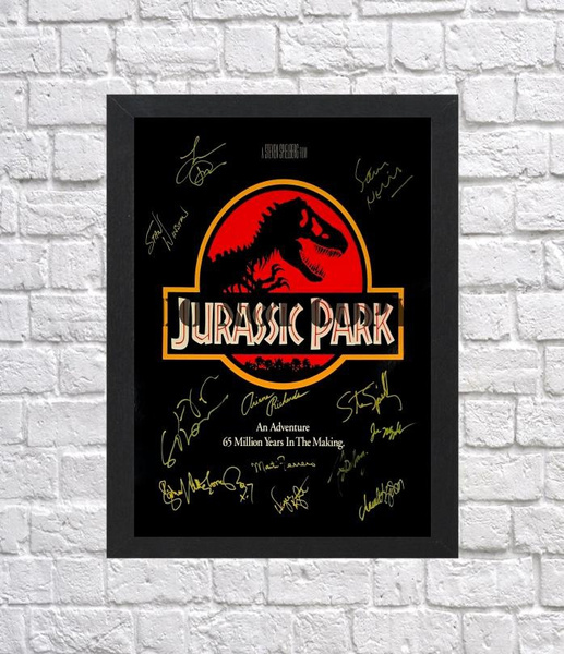 Jurassic Park Cast Autographed Signed Photo Poster painting Poster 1 A2 16.5x23.4