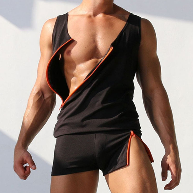 Men's Open Side Zip Sport Suit