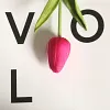 Single Head Mini Tulip PU Texture Artificial Flower 