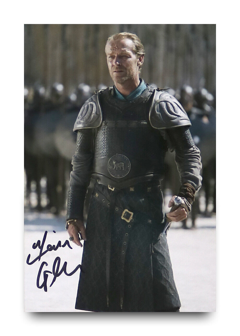 Iain Glen Signed 6x4 Photo Poster painting Games Of Thrones Genuine Autograph Memorabilia + COA