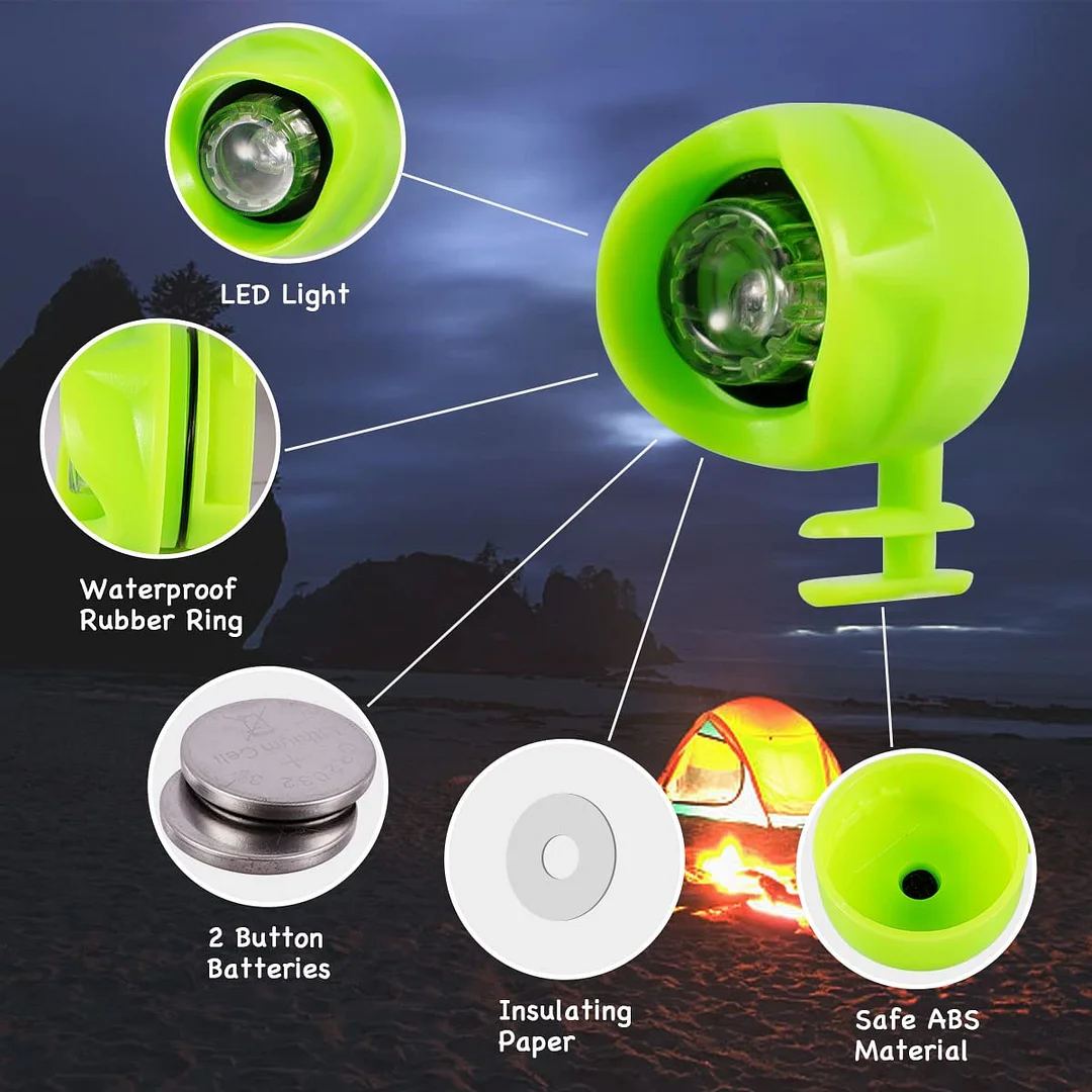 Croc lights - Made of High-quality ABS Plastic for Adults and Kids
