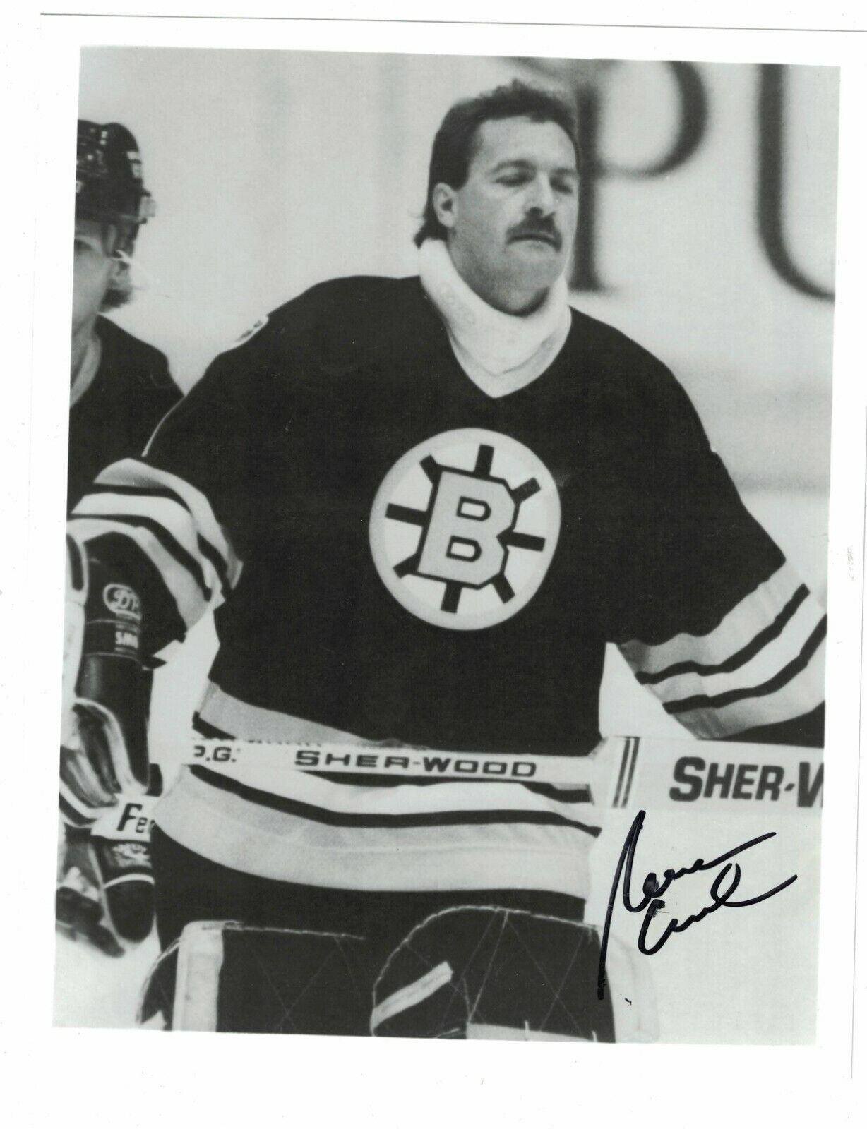 Reggie Lemelin Boston Bruins Signed 8 x 10