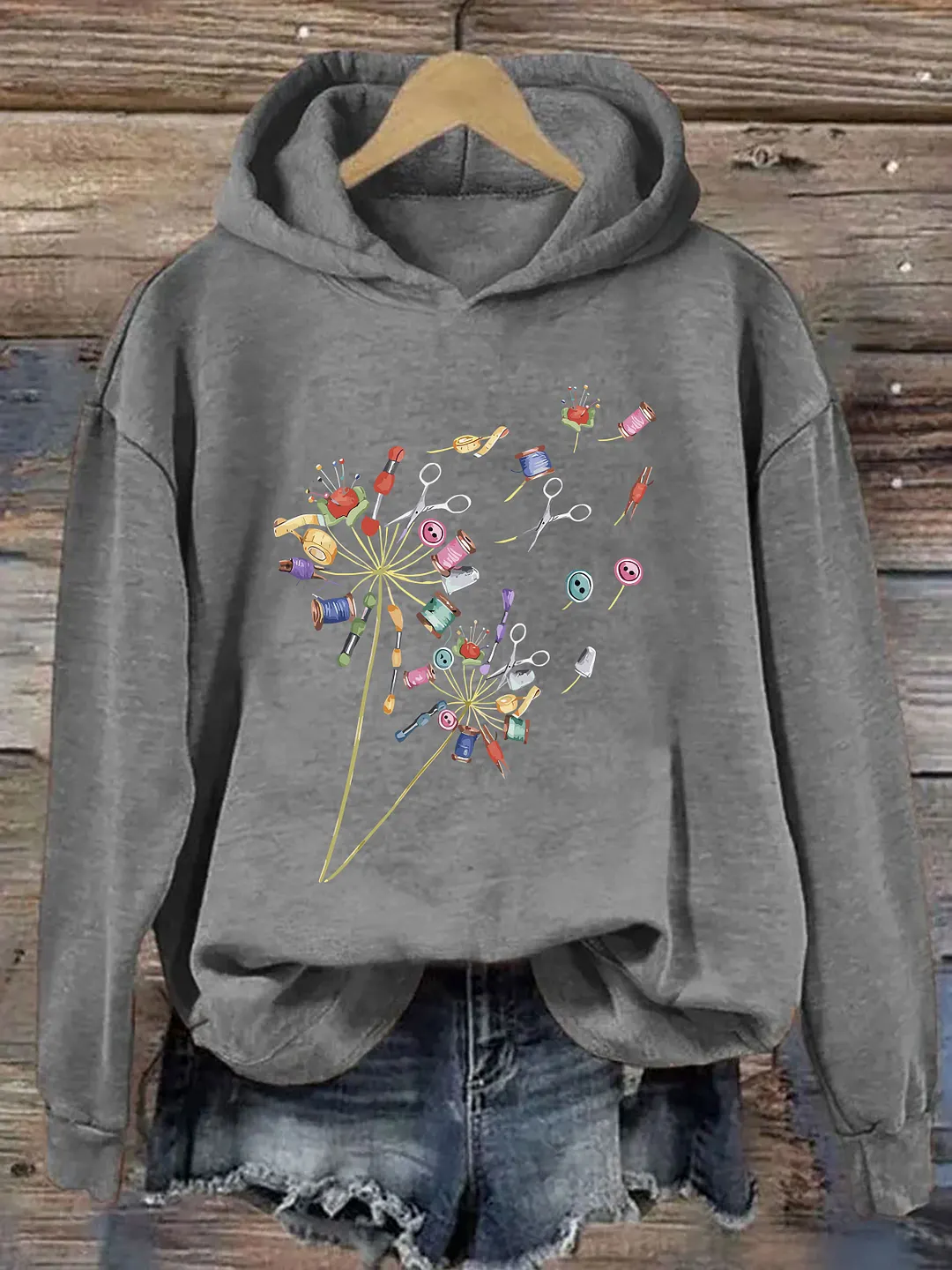 Cute Sewing Hoodie