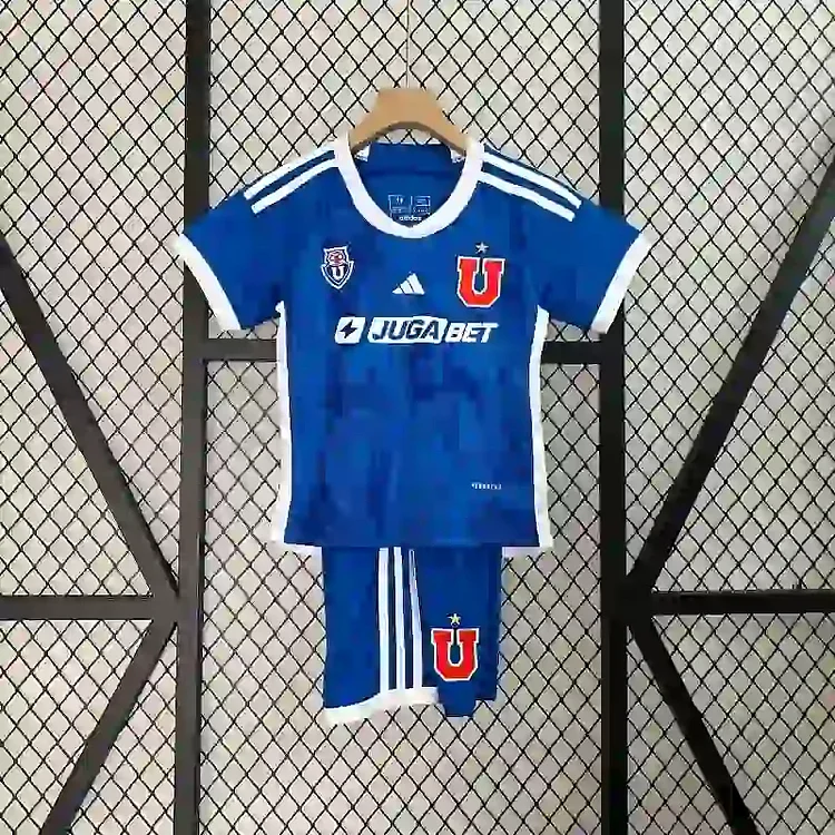 24-25 Kids University of Chile Home Football Jersey