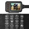 Motorcycle DVR HD 1080P Front Rear View Dash Cam IP65 Waterproof Parking Monitor