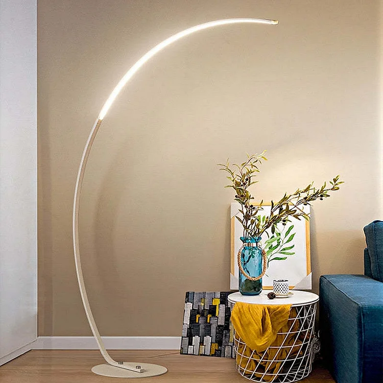 Edge Arc Floor Lamp 2 Color, Metal & Silicon