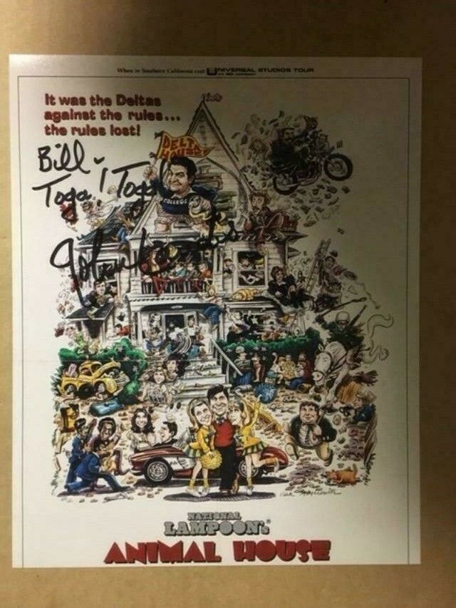 John Landis Boldly Signed Sharp 8x10 Animal House Photo Poster painting with COA