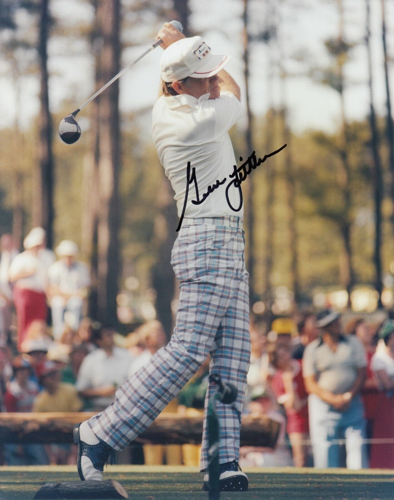 Gene Littler#3 8x10 Signed Photo Poster painting w/ COA Golf