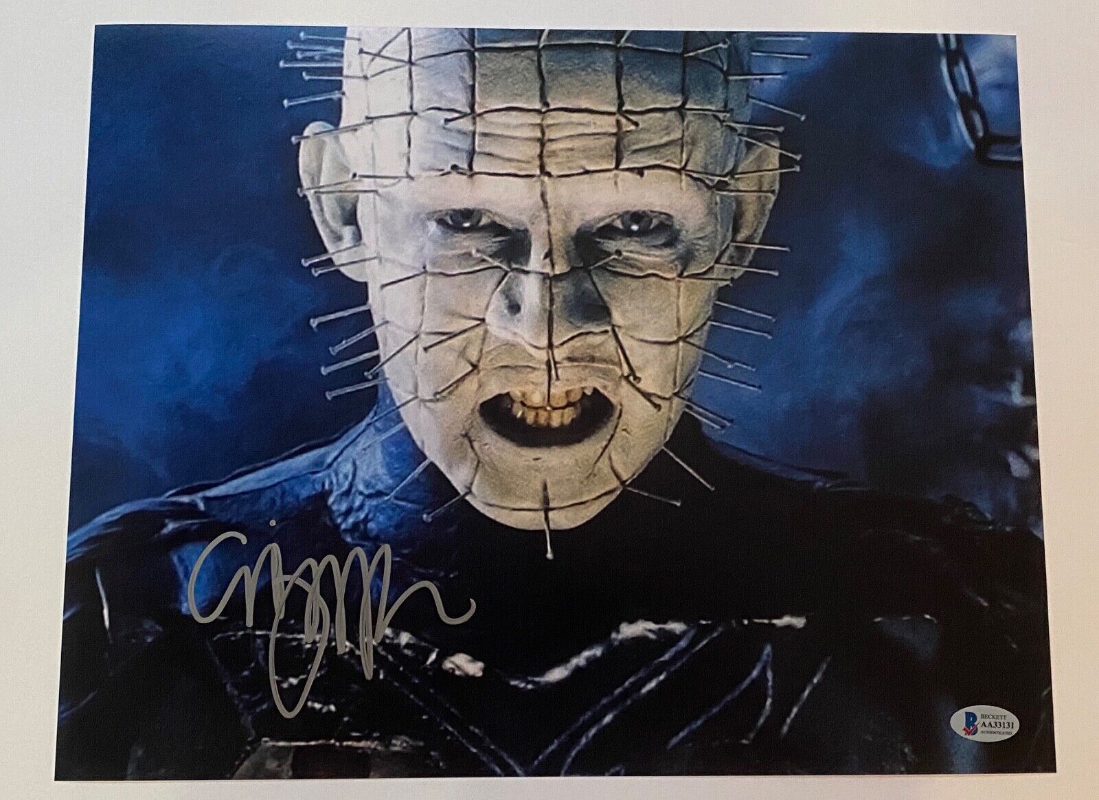 Clive Barker Signed Autograph 11x14 Photo Poster painting Poster Hellraiser Pinhead Beckett COA