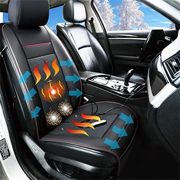 Universal Cooling & Warm Car Seat Cover Heated & Massage Chair Cushion