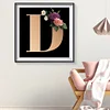 Diamond Painting-DIY Full Round Drill Letter D
