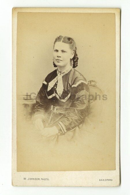 19th Century Fashion - 1800s Carte-de-visite Photo Poster painting - William Johnson of Bradford