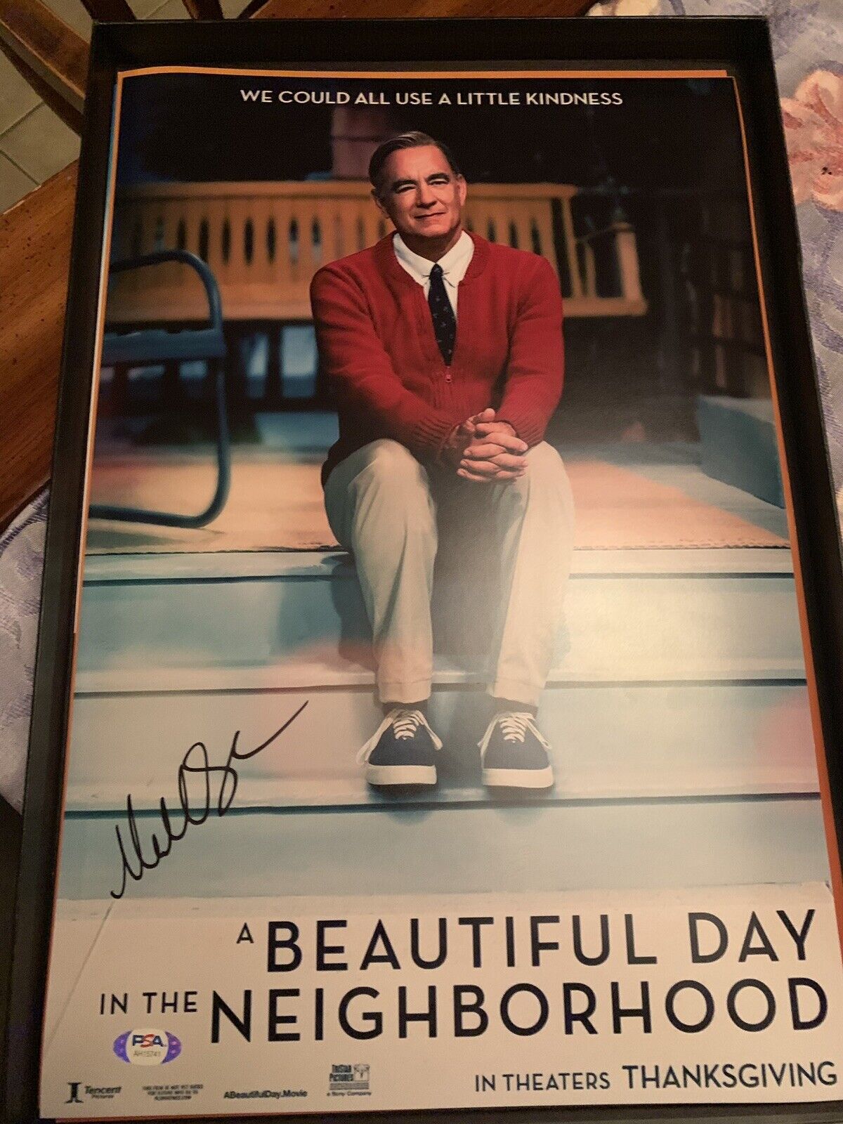 Marielle Heller Signed 12x18 Poster Pic A Beautiful Day In The Neighborhood Psa