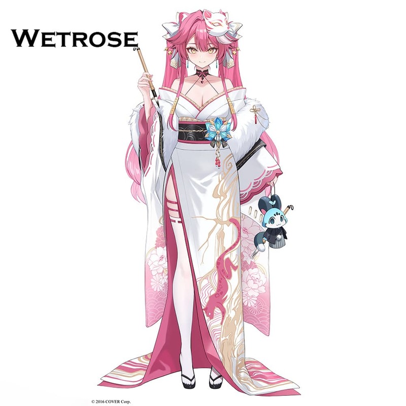 [Deposit Poll] Wetrose Hololive EN Raora Panthera New Year Kimono Cosplay Costume コスプレ衣装