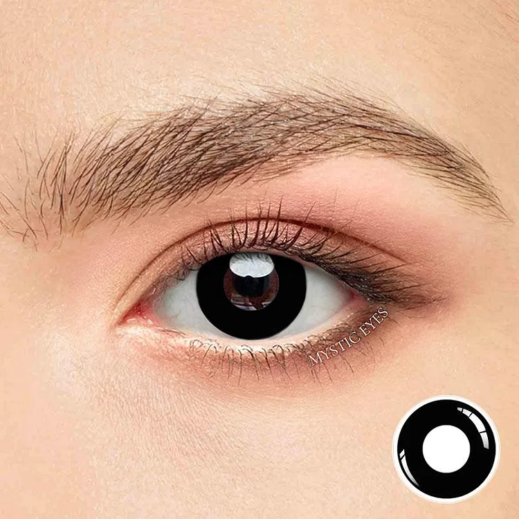 black contact lenses