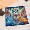 (Pre-Framed)Owl-Special Shape Diamond Painting Kit(25x25cm)