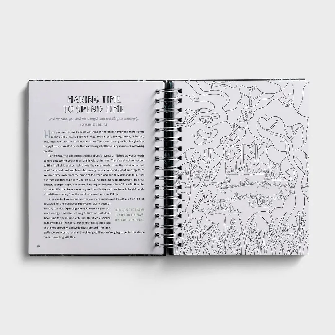 🔥LAST DAY SALE 50% OFF - Be Still & Know: Devotional Coloring Book➕️(Hardcover)