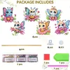 6Pcs Butterfly DIY Diamond Painting Kits Garden Stakes Diamond Art Kits
